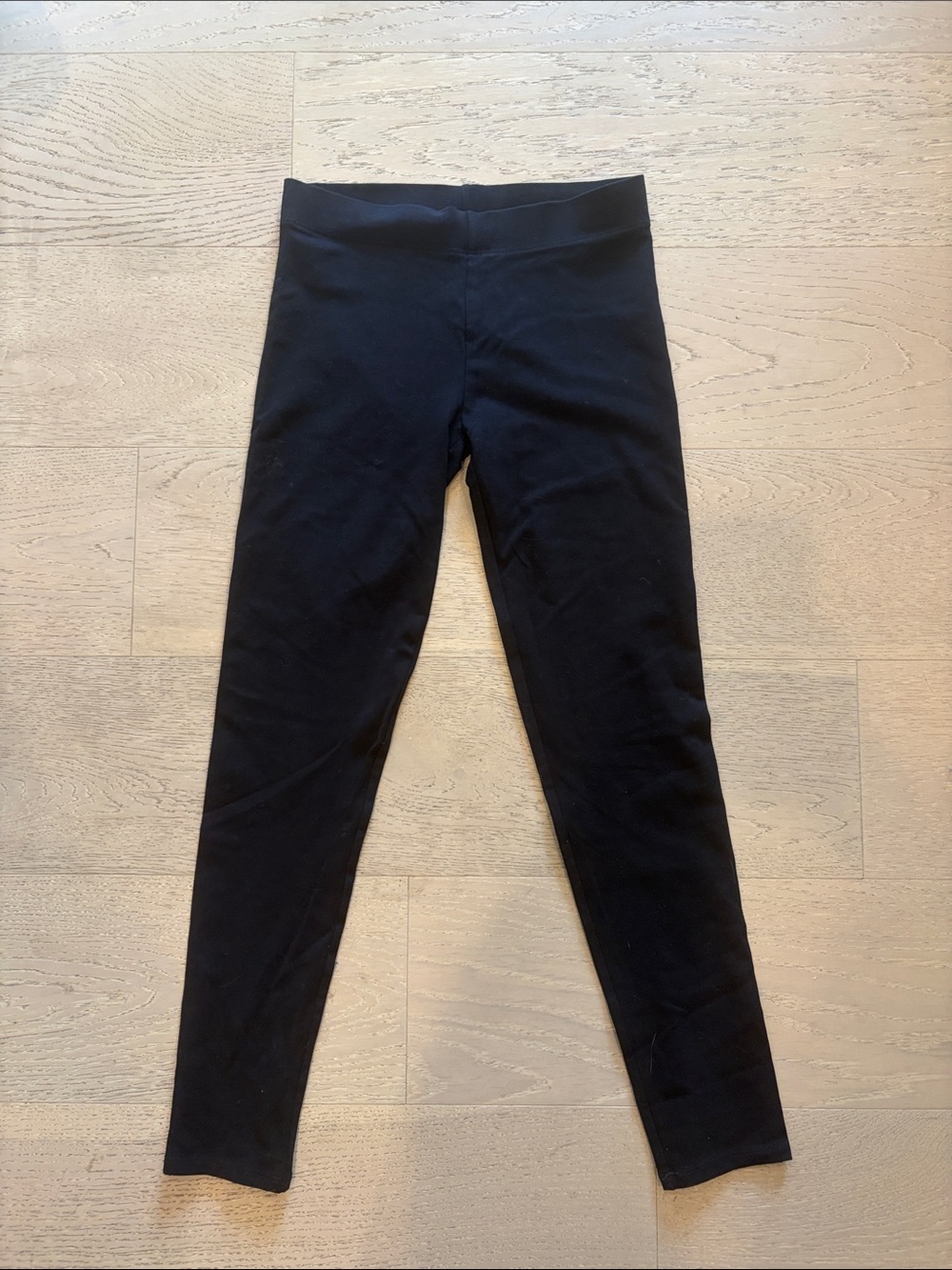 LOFT Black Stretch Jersey Leggings